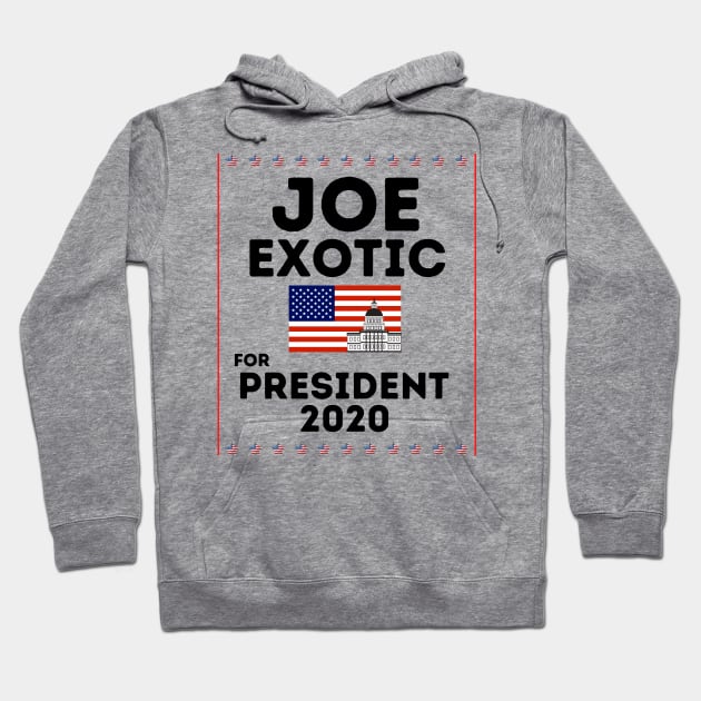 Funny Joe Exotic For President 2020 T-Shirt Hoodie by Pastel Potato Shop